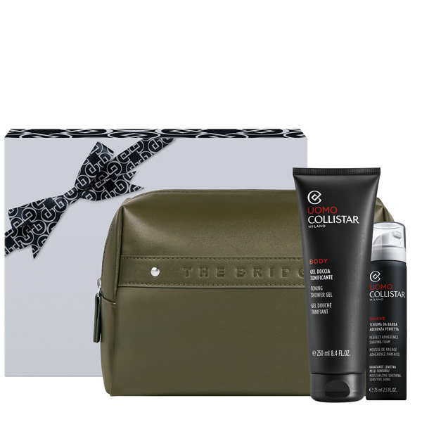 Collistar Cofanetto Gel Doccia + Schiuma da Barba + Pochette