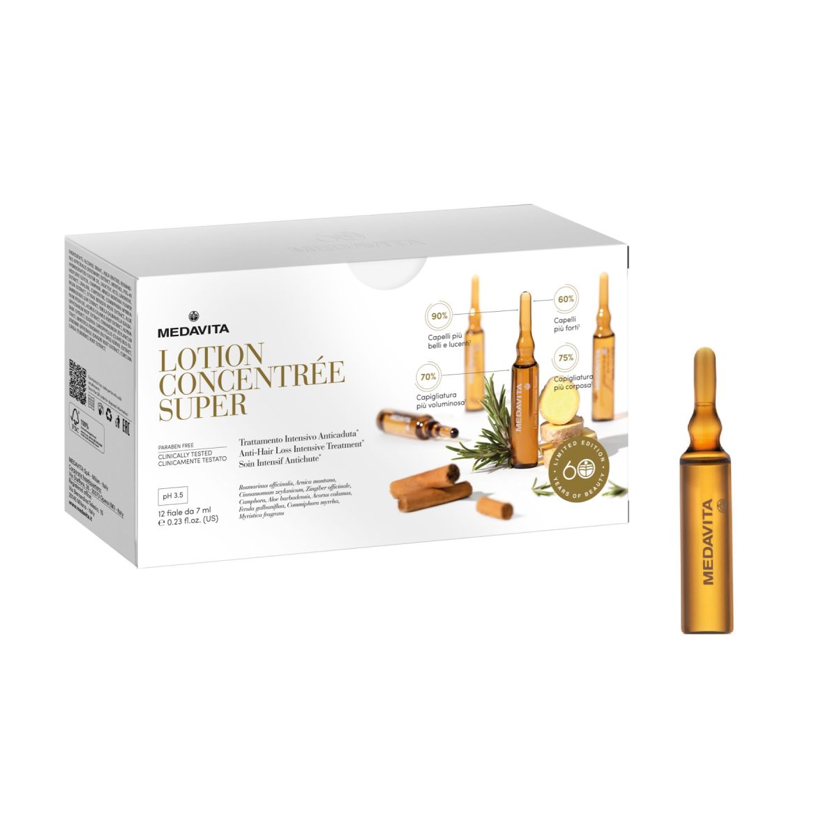 Medavita Lotion Concentrèe Trattamento Intensivo Anticaduta Super 12x7 ml