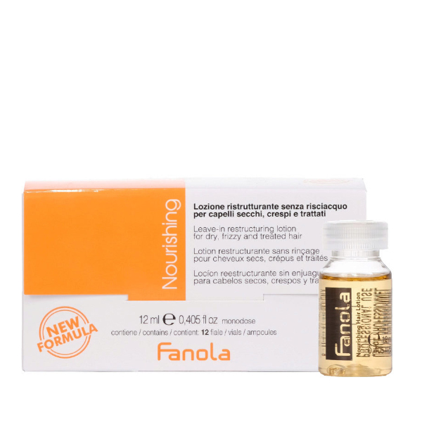 Fanola Nourishing Lozioni Ristrutturanti Senza Risciacquo 12x12 ml 