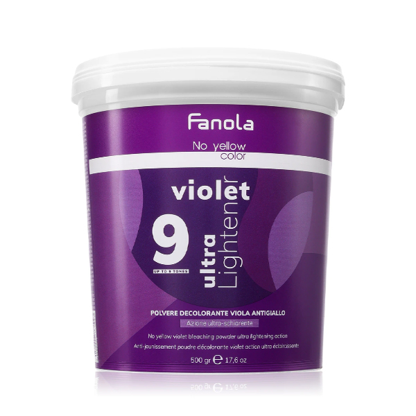Fanola Polvere Decolorante Viola 9 Toni Ultra Schiarente 500 gr