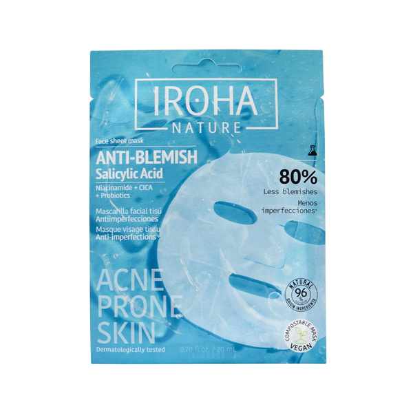 IROHA Nature Maschera in Tessuto  per Pelli Acneiche