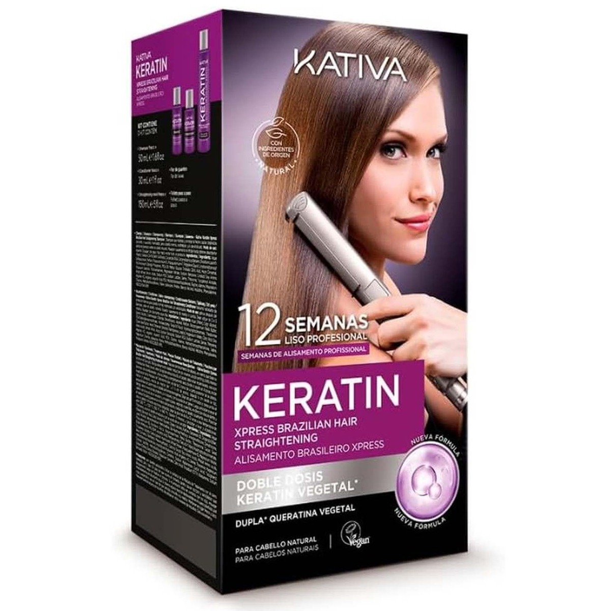 Kativa Trattamento Brasiliano alla Cheratina con Piastra