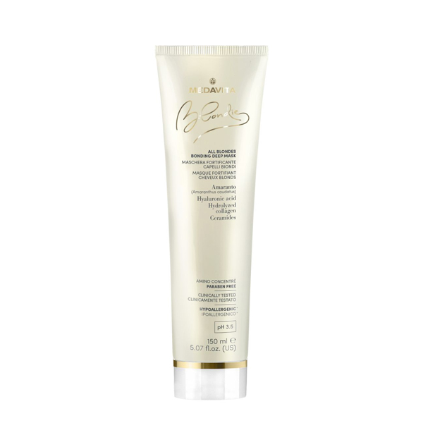 Medavita Blondie Bonding Deep Maschera Fortificante Capelli Biondi 150 ml