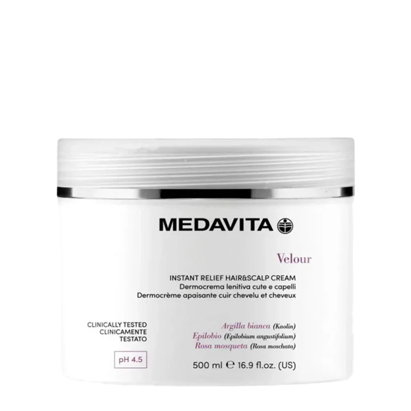Medavita Velour Instant Relief Dermocrema Lenitiva Cute E Capelli 500 ml