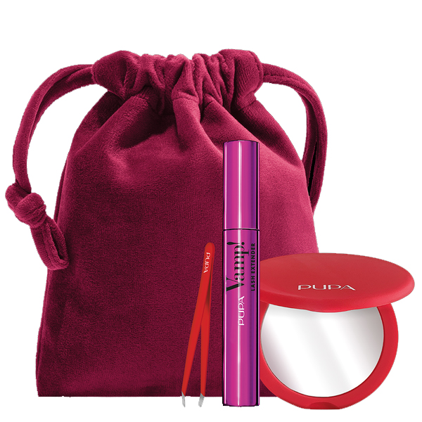 Pupa Kit Vamp! Mascara Volume + Pinzetta sopracciglia + Specchio Doppio