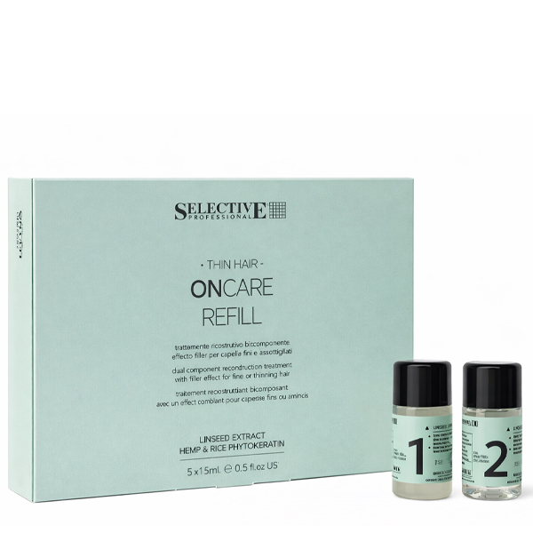 Selective On Care Refill Trattamento Ricostruttore Capelli Fini
