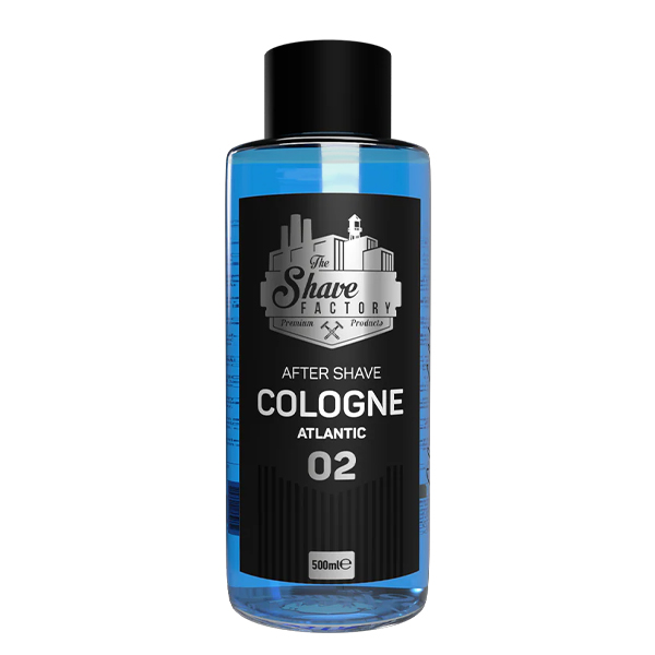 The Shave Factory After Shave Cologne Glass 02 Atlantic Colonia Dopo Barba 500 ml