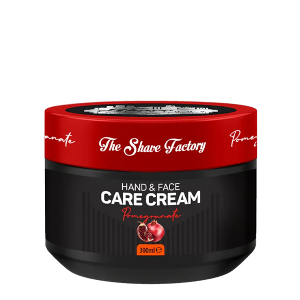 The Shave Factory Hand & Face Care Cream Crema Idratante al Melograno 300 ml