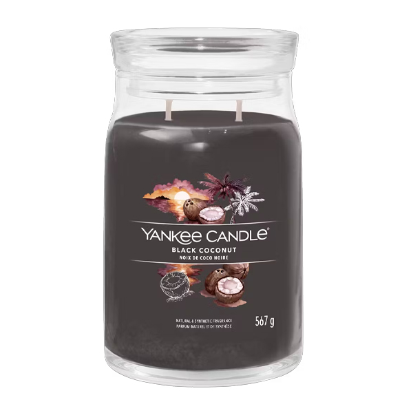 Yankee Candle Giara Grande Candela Black Coconut