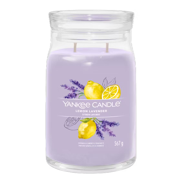 Yankee Candle Giara Grande Candela Lemon Lavender
