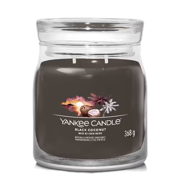 Yankee Candle Giara Media Candela Black Coconut
