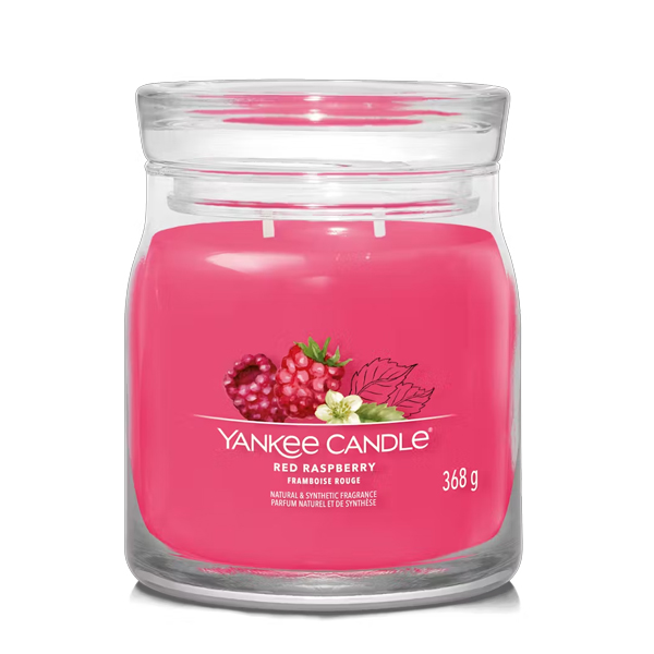 Yankee Candle Giara Media Candela Red Raspberry