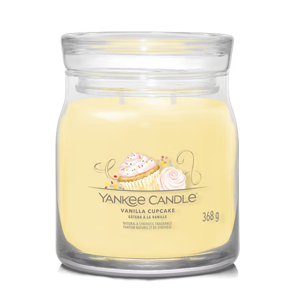 Yankee Candle Giara Media Candela Vanilla Cupcake